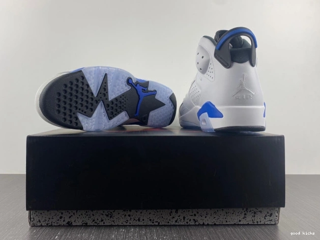 Cheap 6 (2014) Blue Jordan Retro Sport Air 384664-107 0807